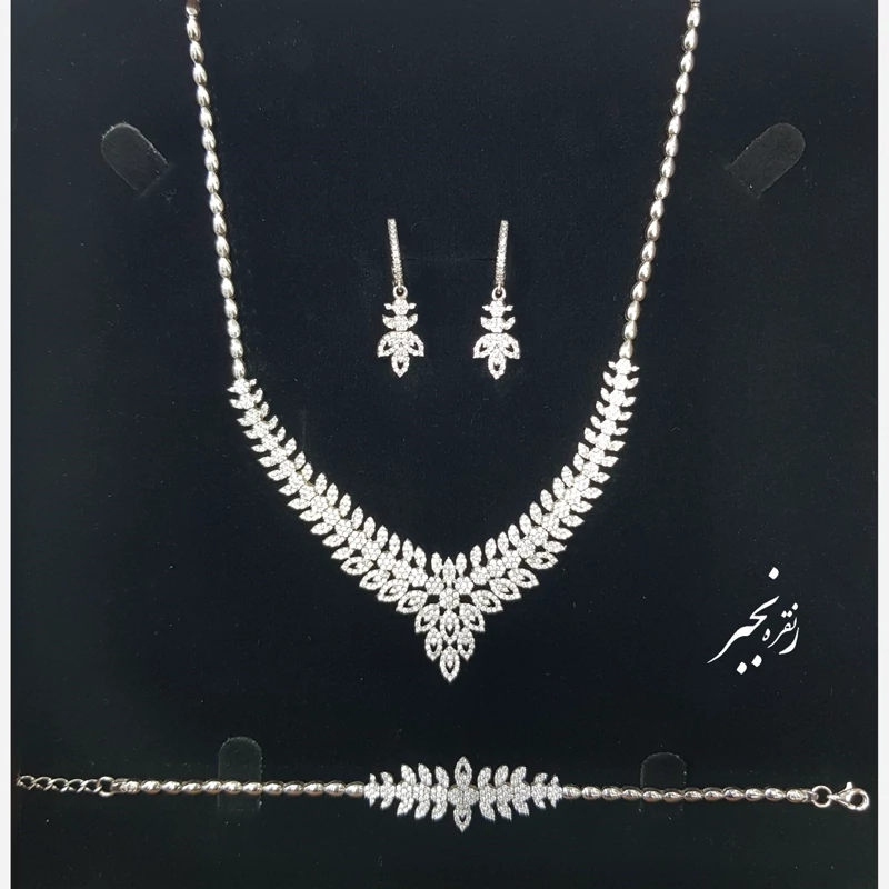 سرویس نقره زنانه جواهری مجلسی مدل slvsjgt20